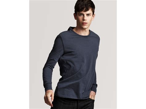 burberry long sleeve shirt blue|long sleeve Burberry t shirt.